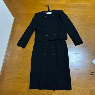 블랙 원피스 슈트 더블 버튼 11호