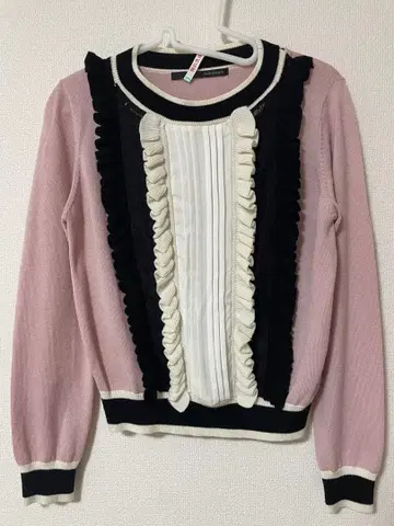 Adonisis 프릴 니트 핑크