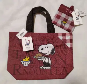 애프터눈 티 토트백 & 쇼핑백 세트 스누피 에코백