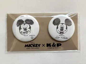 미키 x 킹프리 라이브 스케치 캔뱃지 King & Prince