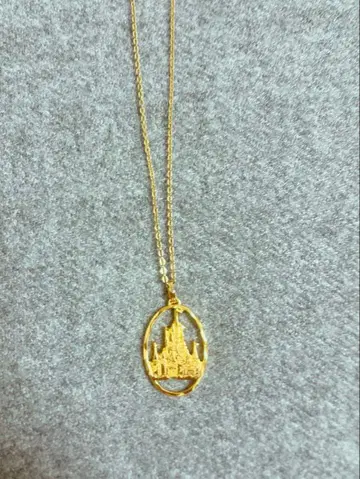 디즈니 목걸이 신데렐라 앤티크 신데렐라 성