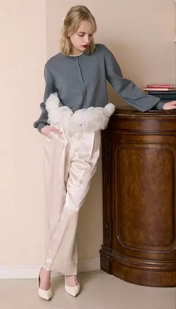 EIMY ISTOIRE 튤 페 플럼 니트