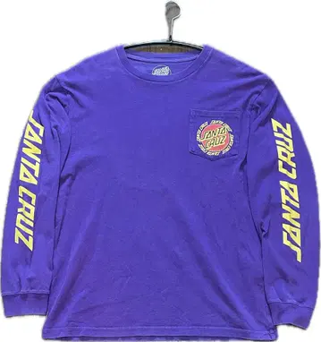 산타크루즈 보라색 롱T M 사이즈 santa cluz 스케이트T