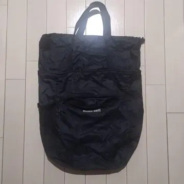 mont-bell 블랙 패커블 라이트 토트백