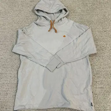 logos 라이트 그레이 후드 부착 후드티 M