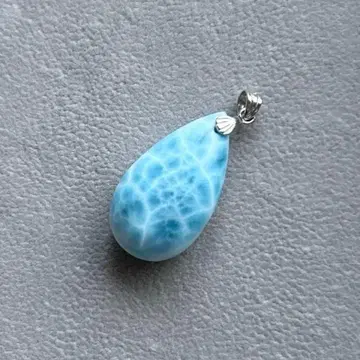 라리마 눈물형 티어드 참 실버 925