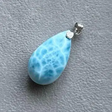 라리마 눈물형 티어드 참 실버 925