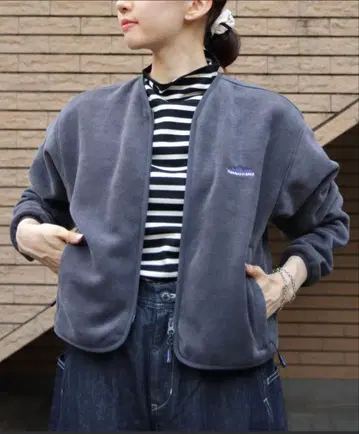 THOUSAND MILE/사우전드마일 새상품 니트 플리스 지퍼 가디건