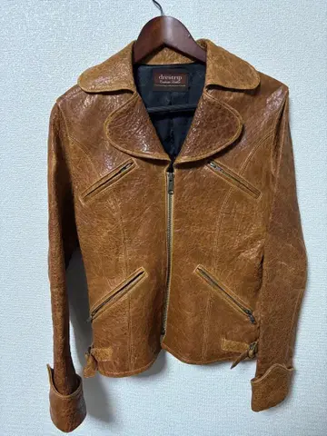 dresstrip 카우 가죽 자켓