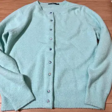 라이트 블루 니트 가디건 사이즈 2
