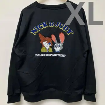 새상품 디즈니 주토피아 주디 닉 트레이닝복 사가 자수 LL