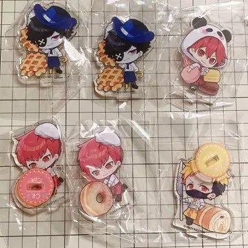 CRAZY RACCOON Gigo 카페 아크릴 스탠드 묶음 판매