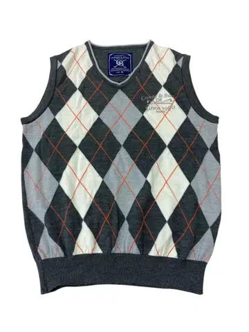 e467 Cutter & Buck 골프웨어 아가일 베스트