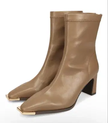 ZOZOTOWN 한정판 신상 토캡 모티브 힐 부츠 /51390