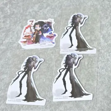 [ 낱개 판매 가능 ] 제5인격 밀랍인형사 중국 카페 페이퍼 스탠드 세트