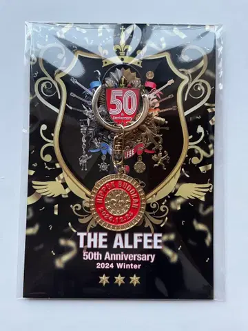 THE ALFEE 50th Anniversary 메달 키링 무도관
