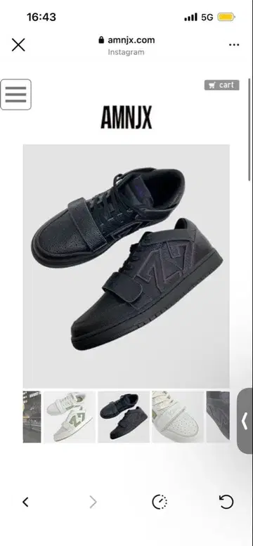 27circus 스니커즈 블랙 27.5