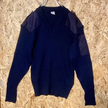 새상품급 Arma Carabinieri 이탈리아군 V넥 명령어 스웨터