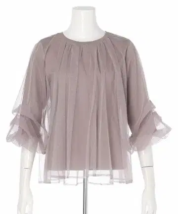 새상품 Apuweiser-riche 튤 풀오버