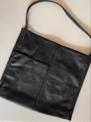 ear PAPILLONNER 폽탄 원 핸들 가죽 백 천연 가죽 경량