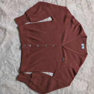 LACOSTE 오렌지 니트 가디건 IZOD