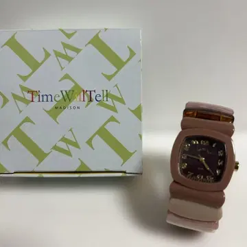 타임 윌 텔 손목시계 스모키 핑크 M
