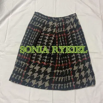 SONIA RYKIEL 하운드 투스 스커트