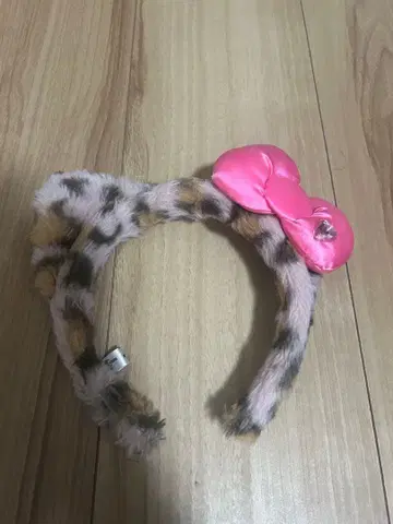 USJ 레오파드 무늬 키티 머리띠