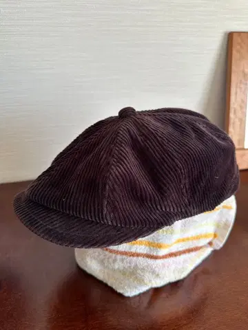 HOOPER WORKS 브라운 코듀로이 헌팅 캡