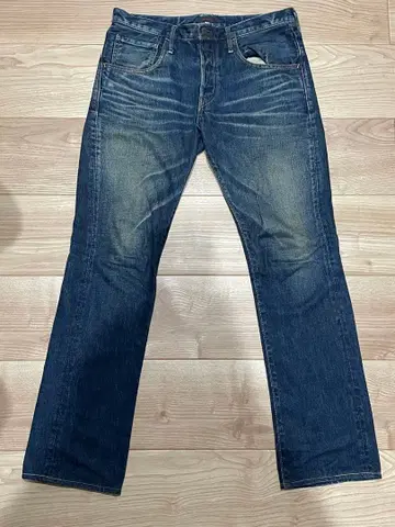 FULLCOUNT 가공 데님 사이즈 32