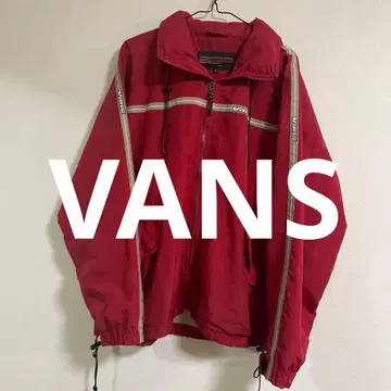 반스 VANS 나일론 자켓 빨간색 빈티지 90's