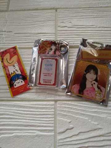 AKB48 SPECIAL 복권 이와타테 사호 키링 2종 오미쿠지