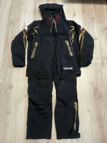 SUNLINE STW-1703 블랙 L 사이즈 낚시 수트