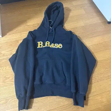 B.Base 후드 부착 후드티 네이비