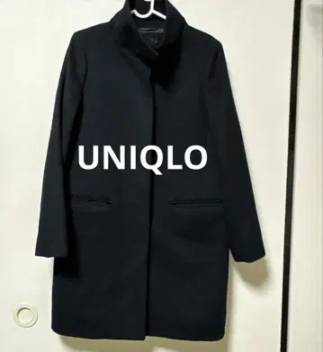 UNIQLO 블랙 코트 캐시미어 M 사이즈