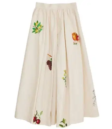 ELEANOR 볼륨 턱 스커트 아이보리/S