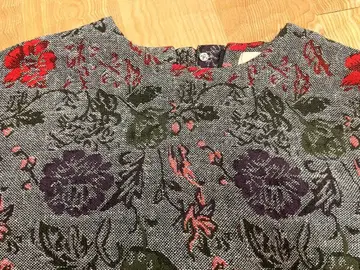 자카드 직조 원피스