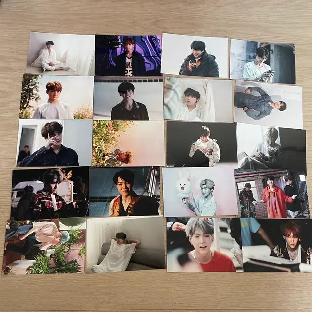 방탄소년단 오늘 전시회 인화사진 시즌123 드볼105장+도록+포토프레임