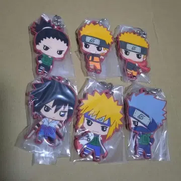 NARUTO 질풍전 러버 스트랩 6종 세트