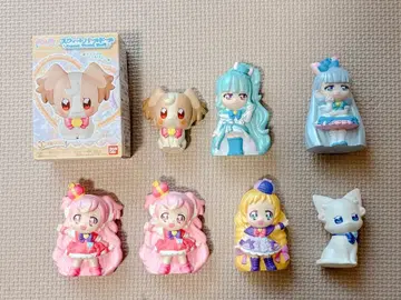 [원더풀 프리큐어] 스위트 펄 인형 소프트 비닐 8체 세트