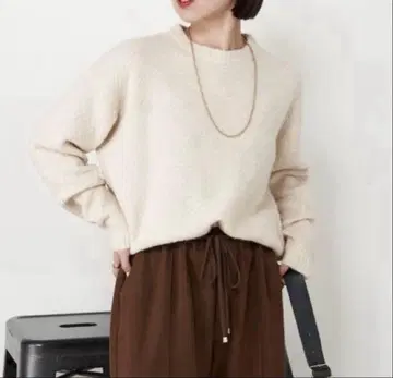 Jena espace merve 카노코 크루넥 니트