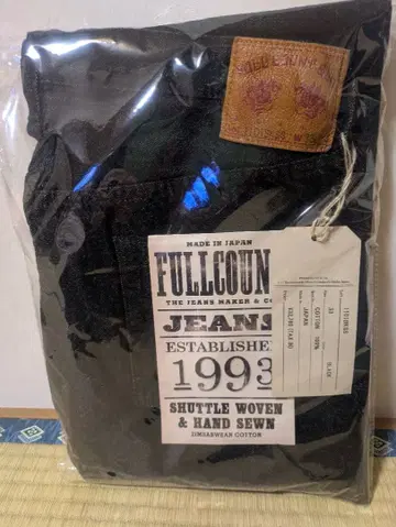 풀카운트 블랙 데님 1101 BKSS 11.5 oz 사이즈 33