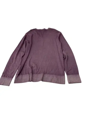 e469 MACKINTOSH 퍼플 V넥 니트 스웨터