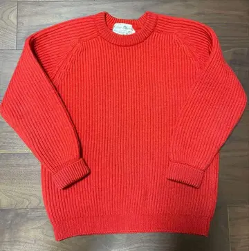 Peter storm 70s 니트 스웨터 오렌지