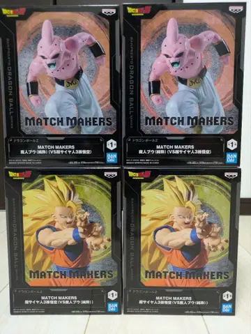 드래곤볼 Z MATCH MAKERS 초사이어인 3 손오공 마인 부우 세트