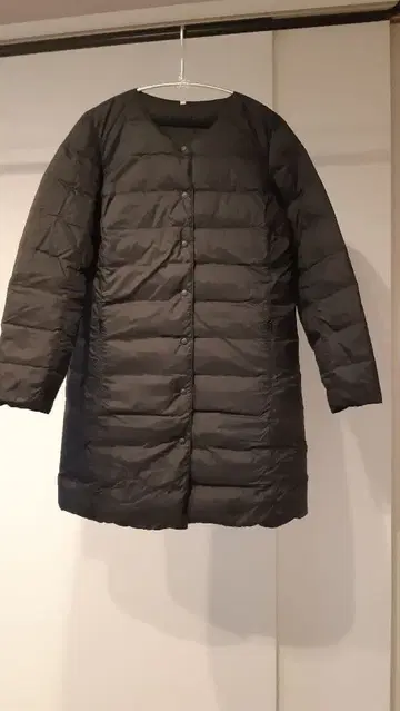 무인양품 블랙 다운 자켓 S 사이즈