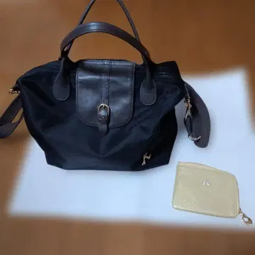 블랙 숄더백, 카드 케이스 세트