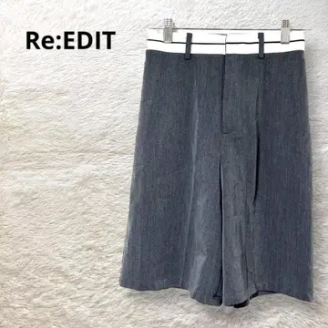 Re:EDIT 펠리시모 숏팬츠 큐롯 그레이 S 스트레치