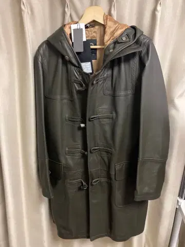 50 CINQUANTA 가죽 더플 코트 미사용품