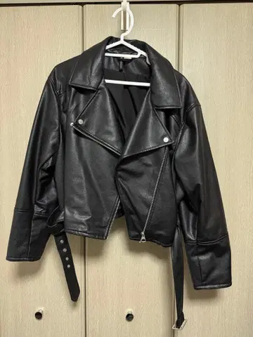 H&M 블랙 라이더 자켓